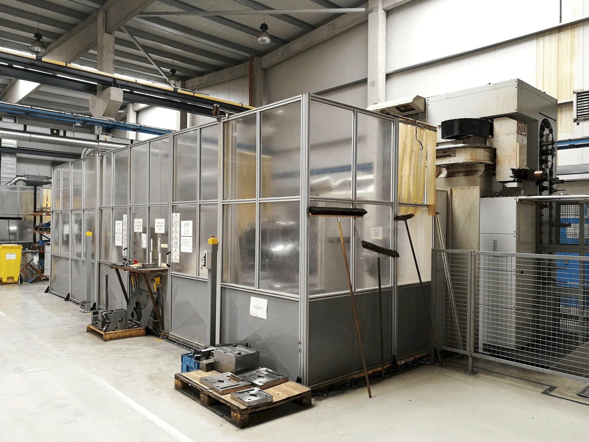 Frontansicht der FPT Area M Maschine