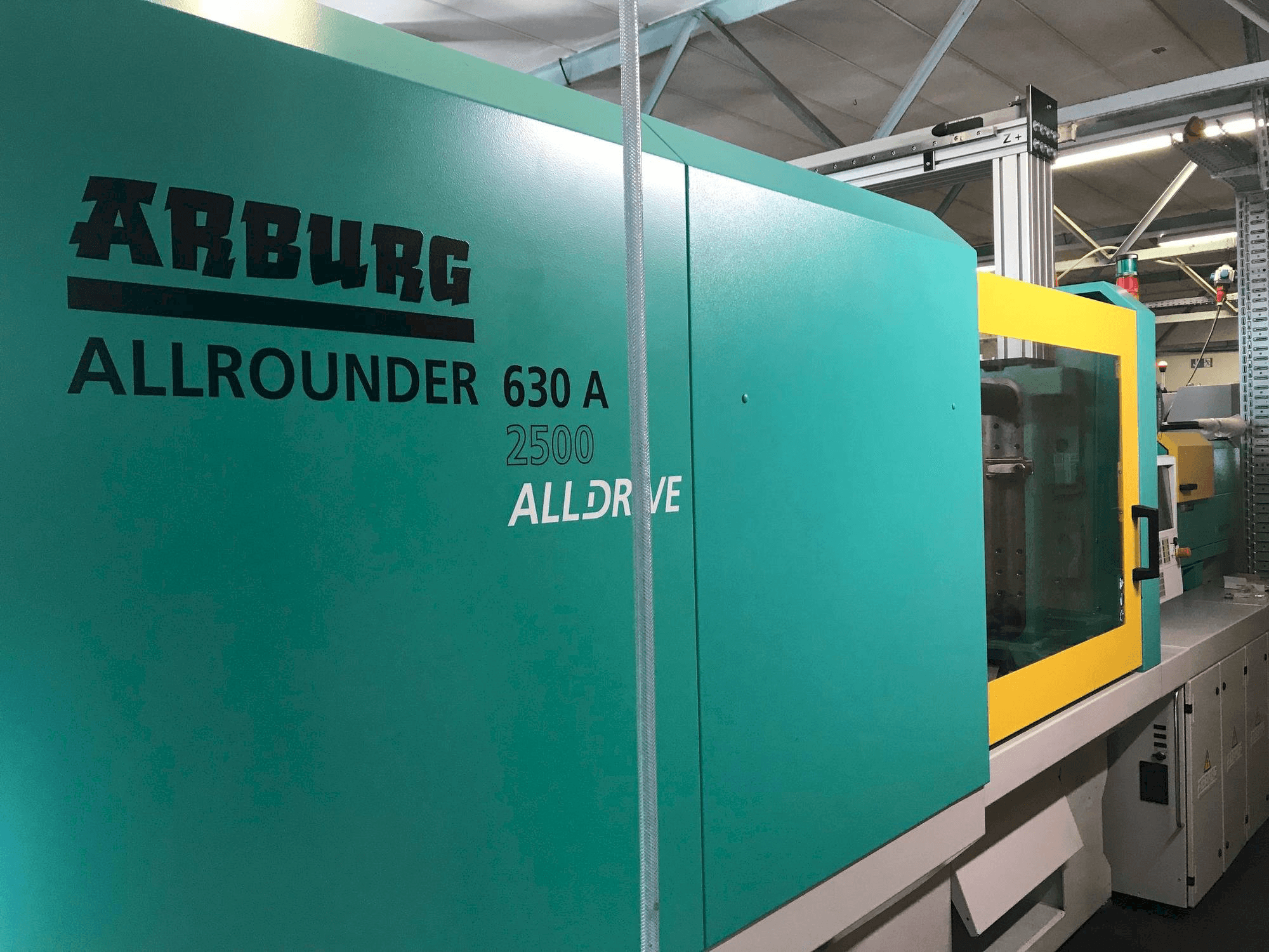 Frontansicht der Arburg Allrounder 630 A 2500-800 Maschine