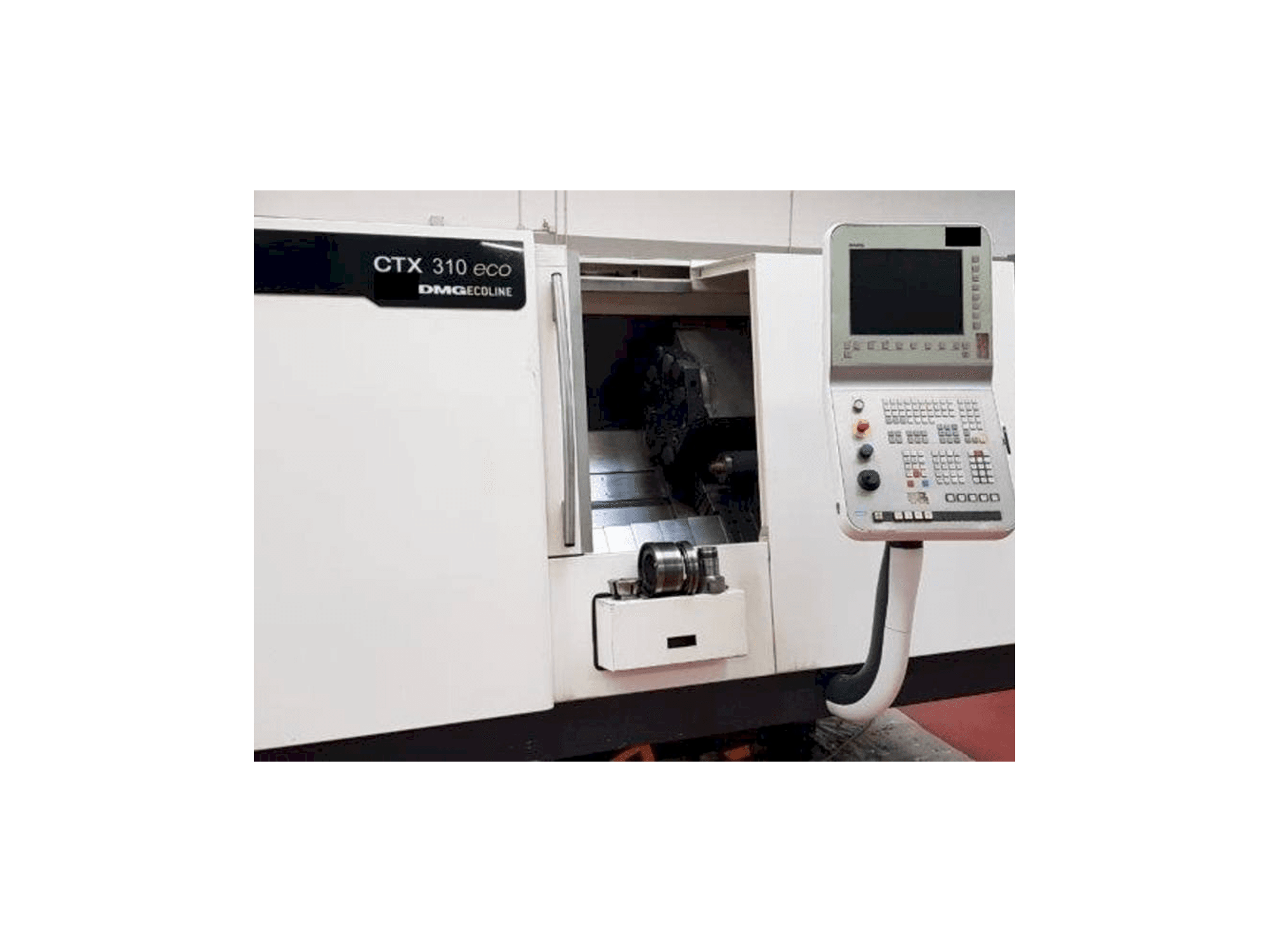 Frontansicht der DMG GILDEMEISTER CTX 310 V3 Eco Maschine