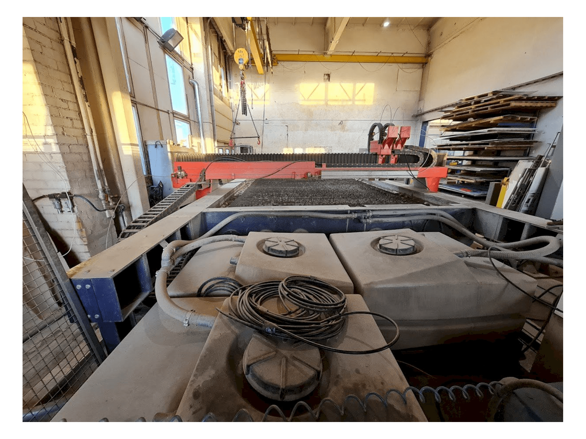 Frontansicht der Bystronic ByJet Classic L 6030 Maschine