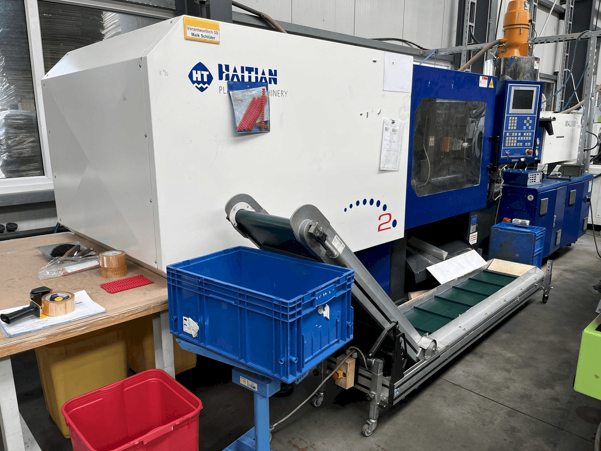 Frontansicht der HAITIAN MA2000 II/700eco Maschine