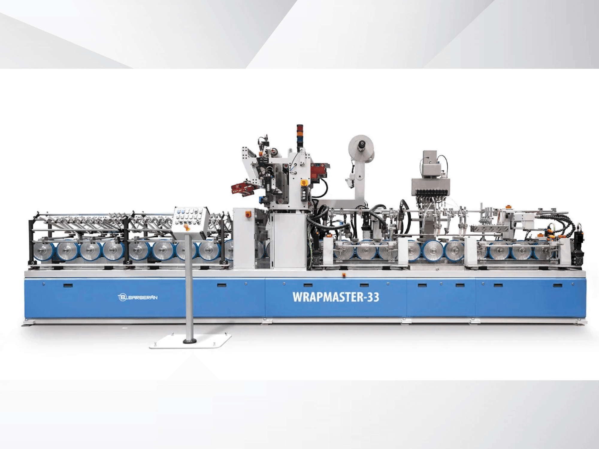 Frontansicht der Barberan WM-33 Maschine