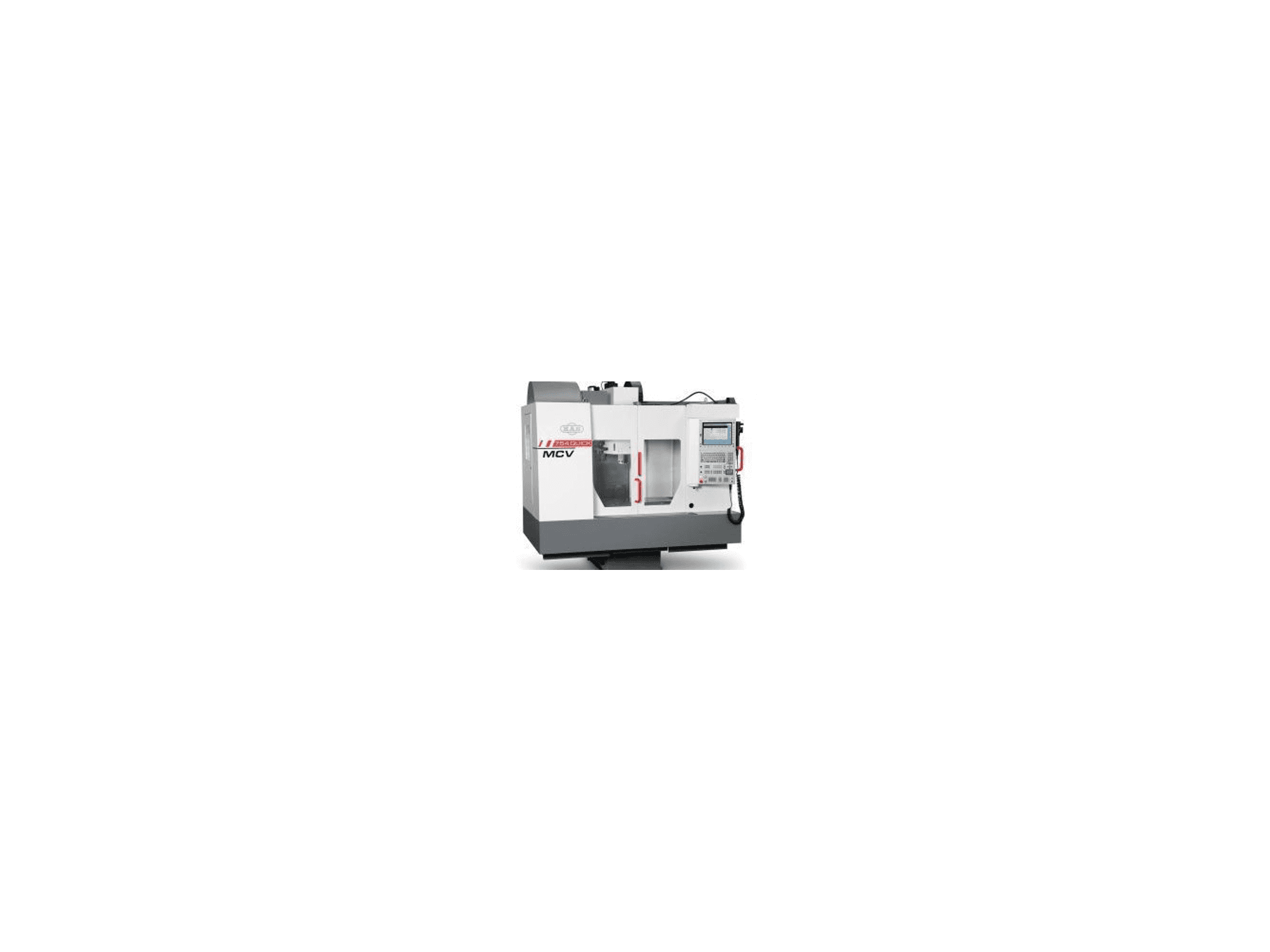 Frontansicht der KOVOSVIT MAS MCV 754 Quick Maschine