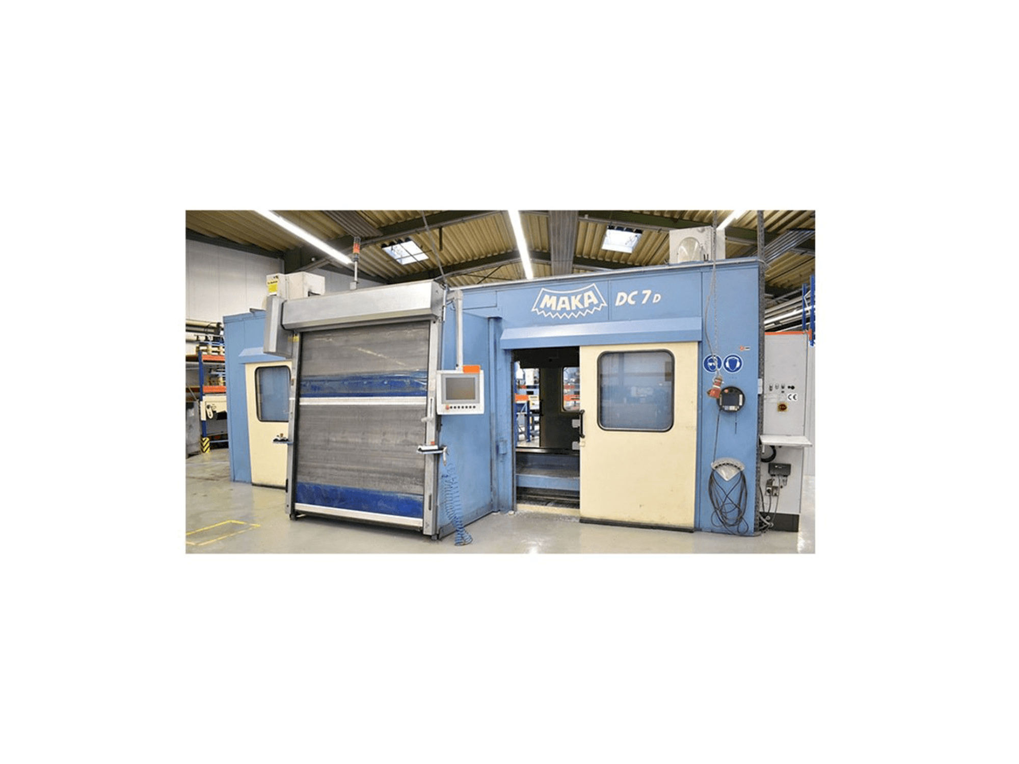 Frontansicht der MAKA DC 7 D Maschine