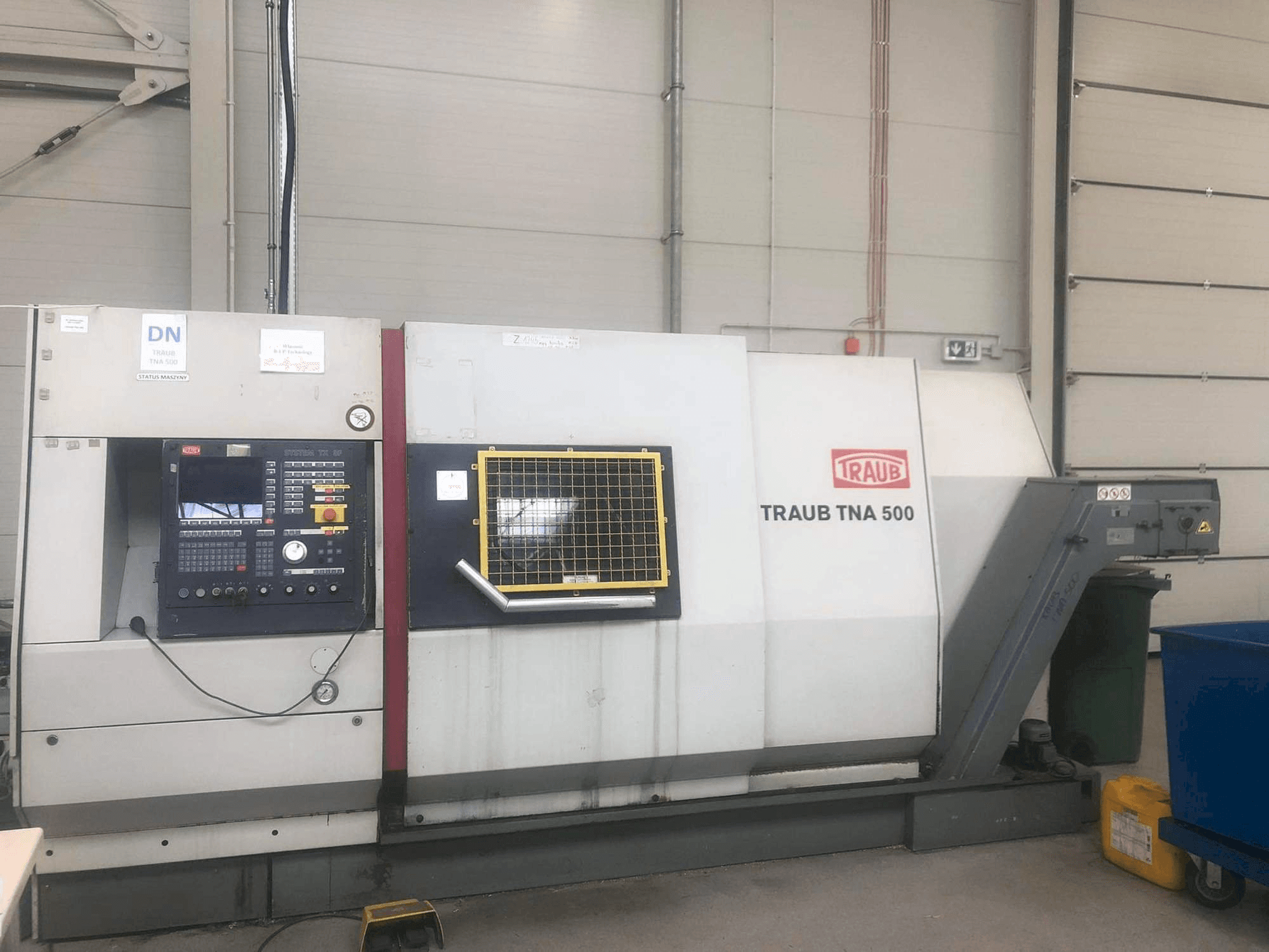 Frontansicht der TRAUB TNA 500/600 Maschine