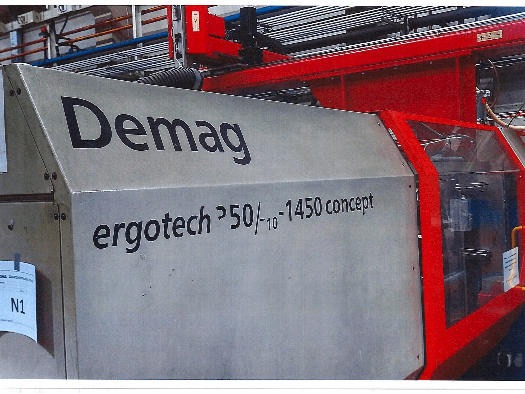 Frontansicht der DEMAG ergotech 350/710-1450 concept Maschine