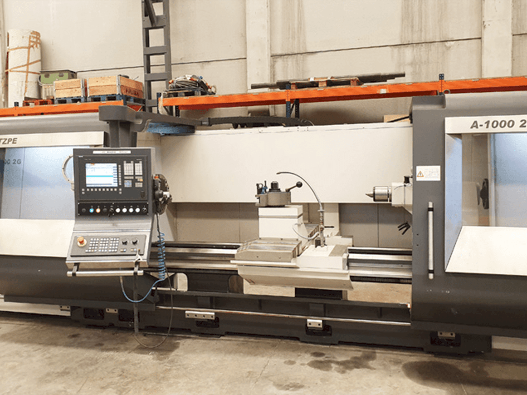 Frontansicht der Gurutzpe A-1000 2G Maschine