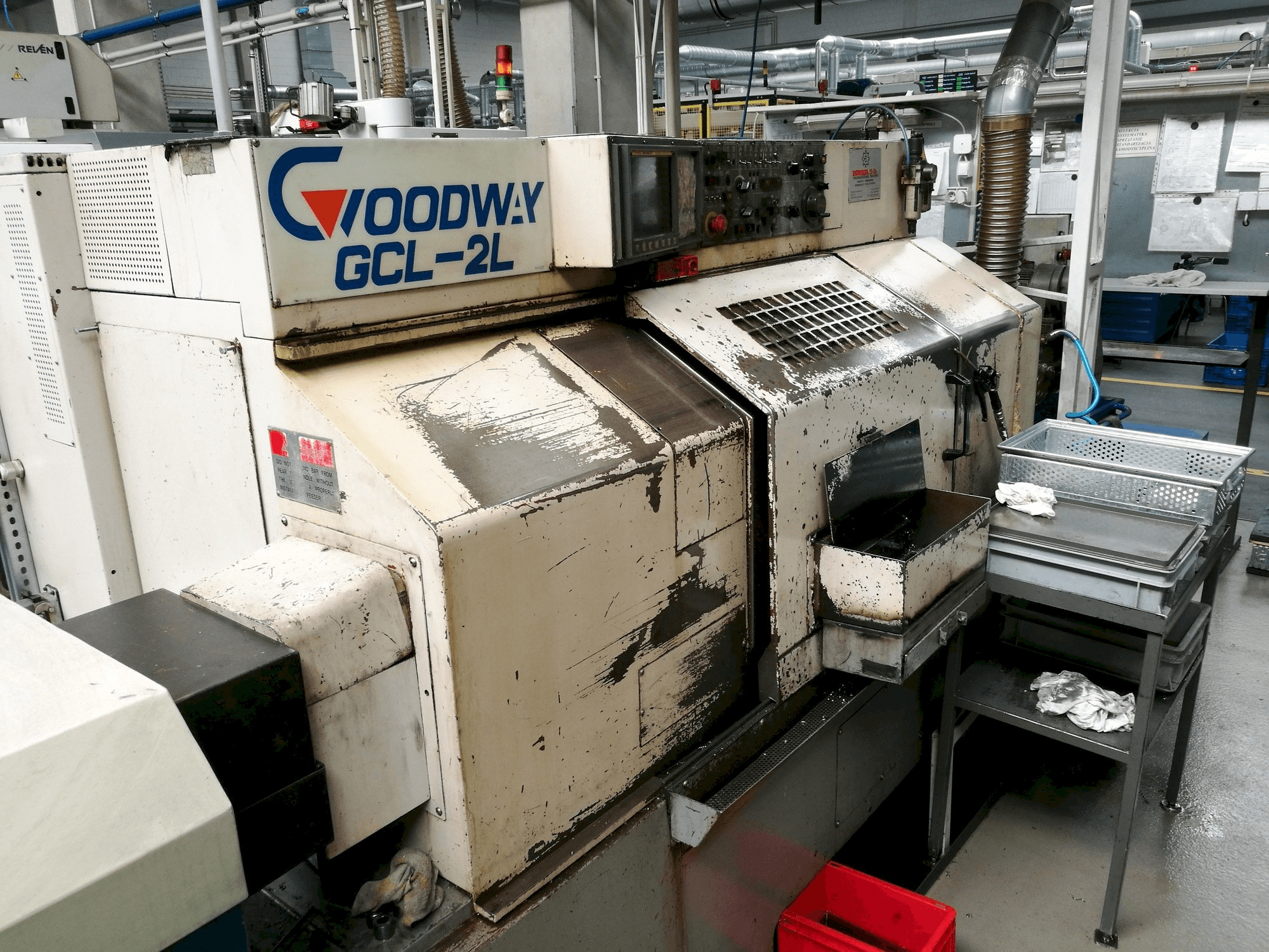 Frontansicht der Goodway GCL-2L Maschine