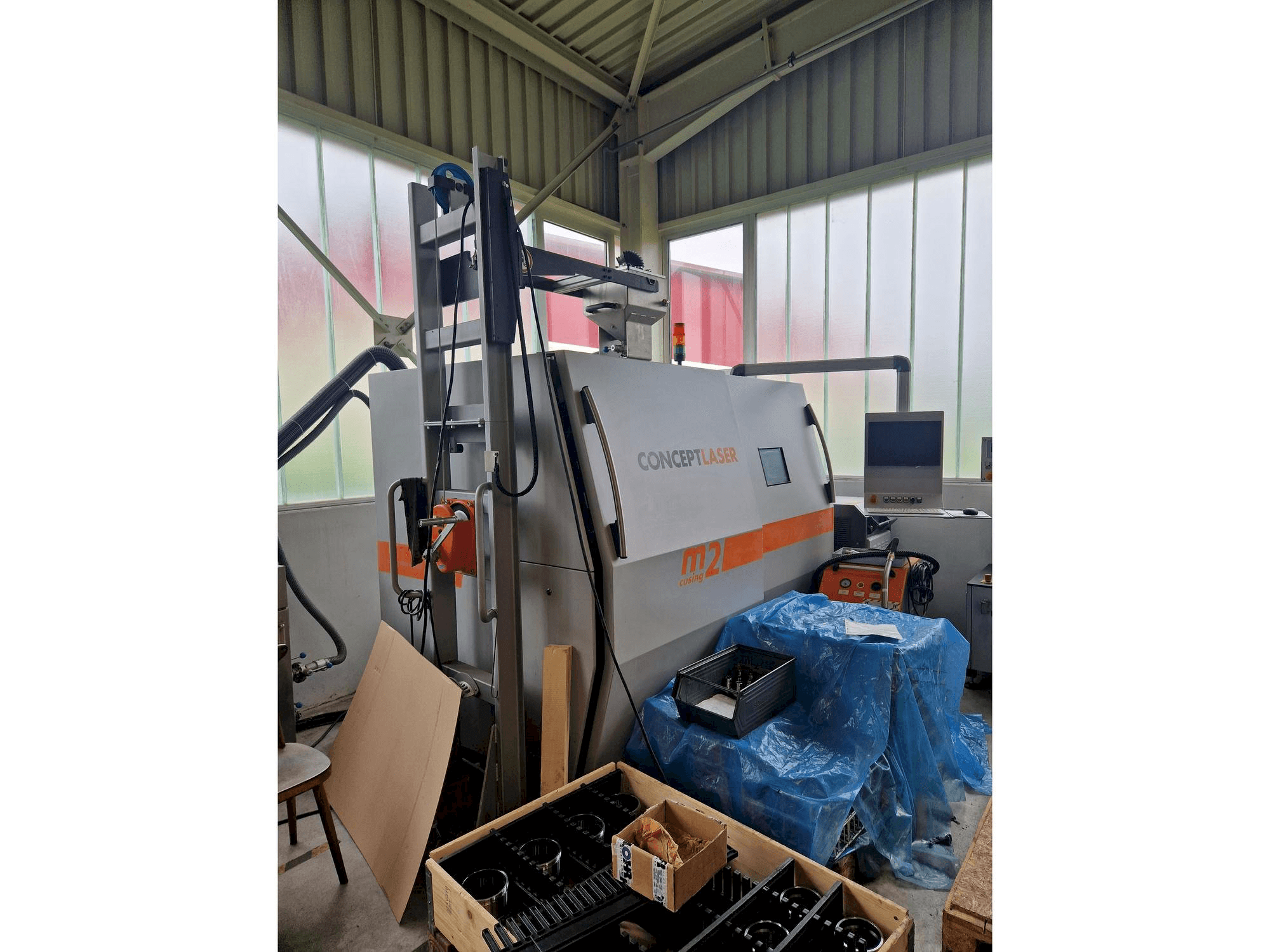 Frontansicht der CONCEPT LASER M2 cusing Maschine