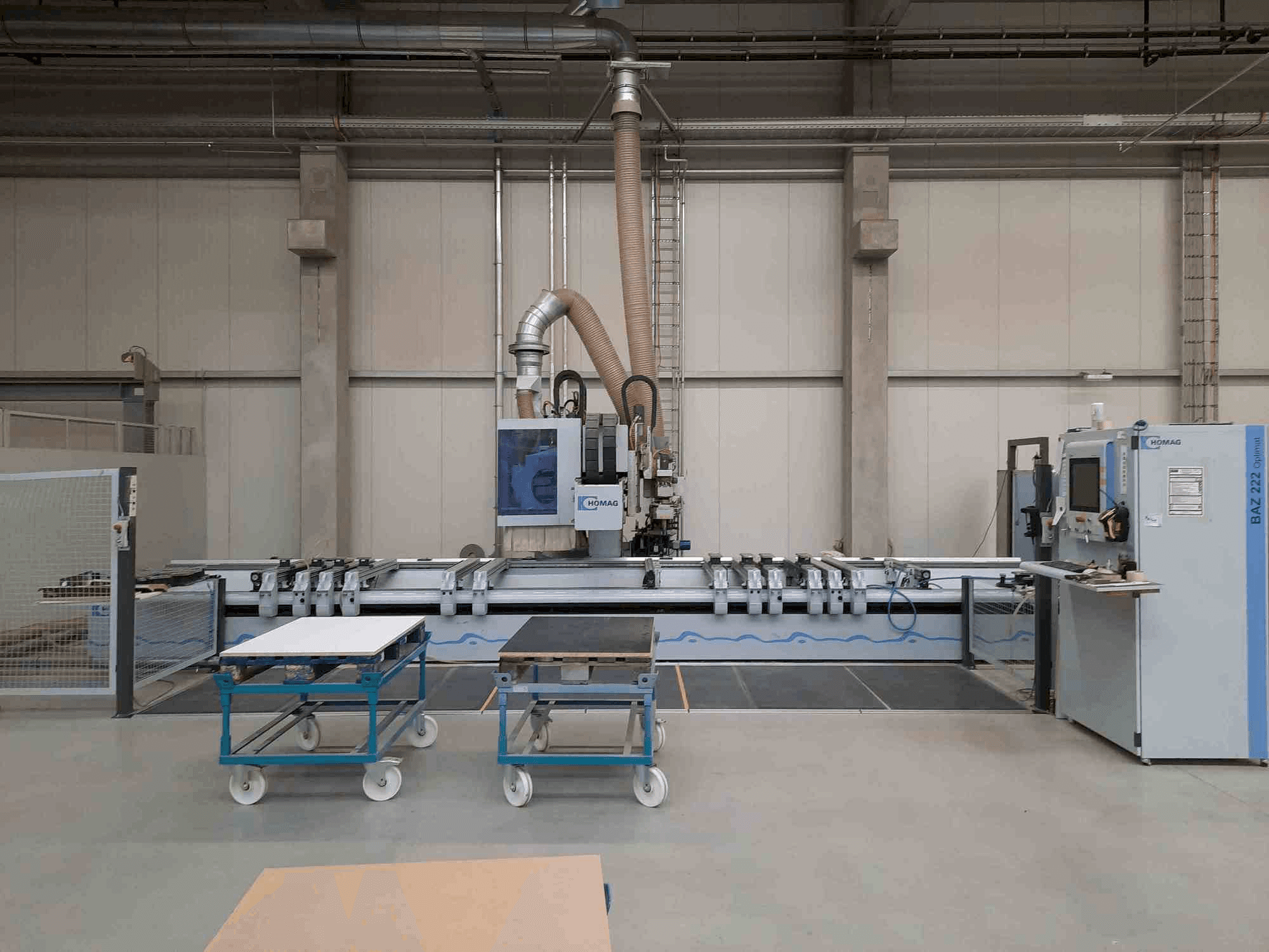 Frontansicht der HOMAG OPTIMAT BAZ222/60/K Maschine