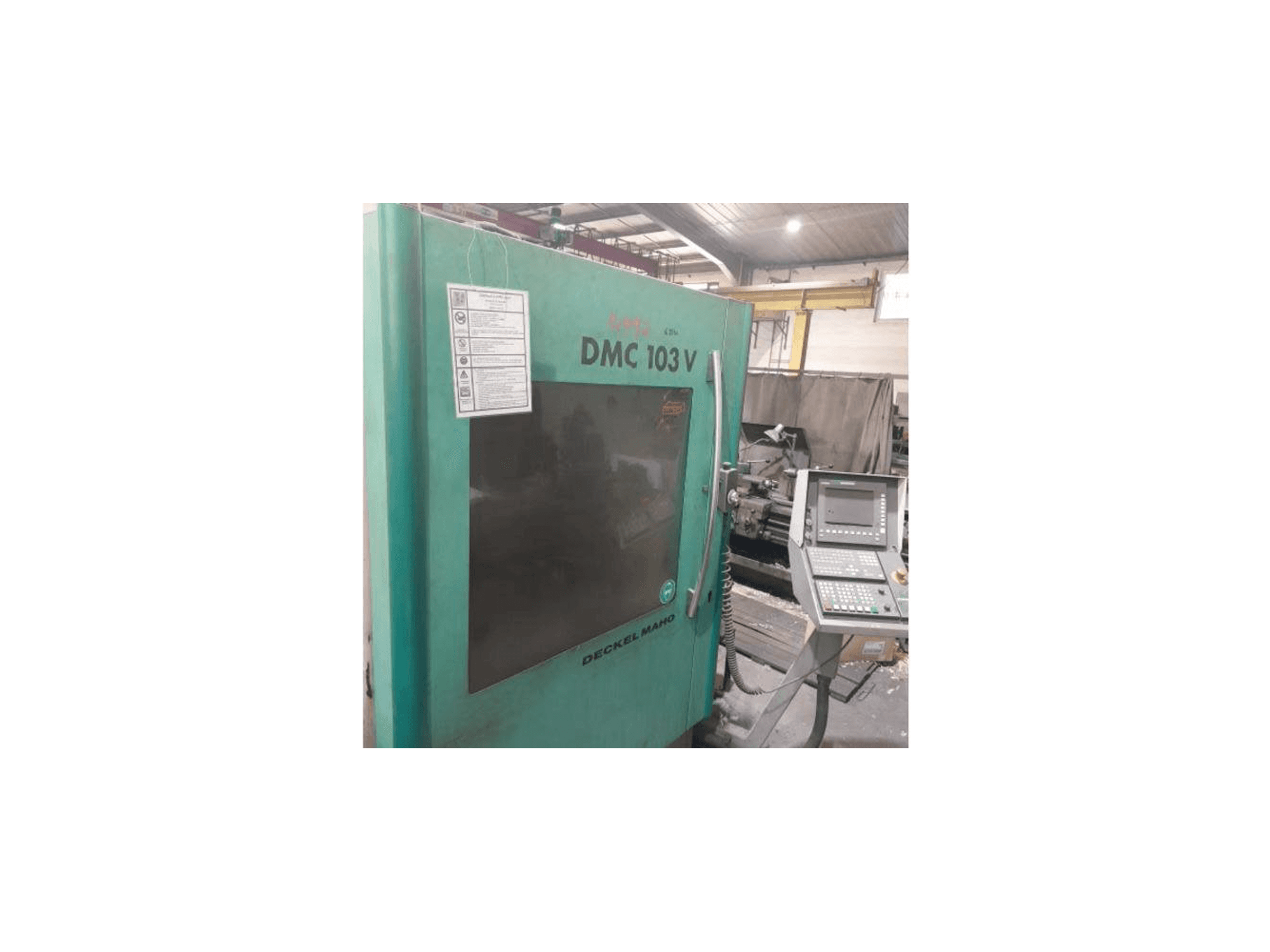 Frontansicht der DECKEL MAHO DMC 103V Maschine