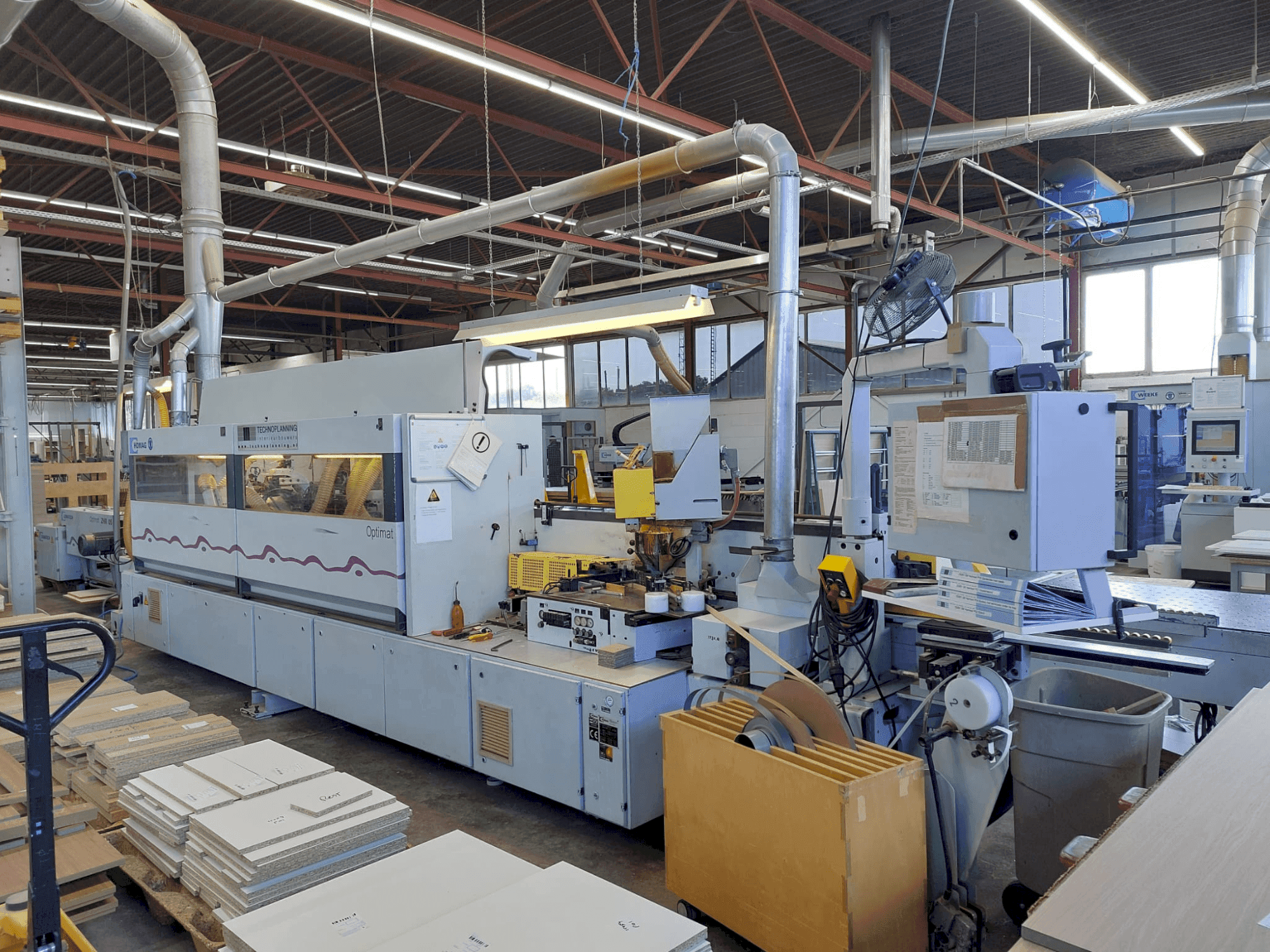 Frontansicht der HOMAG Optimat KL 78/A20/S2/Z Maschine