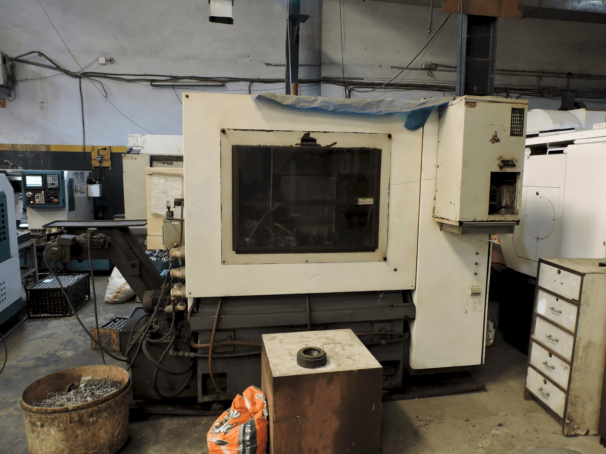 Frontansicht der JYOTI DX 150 Maschine