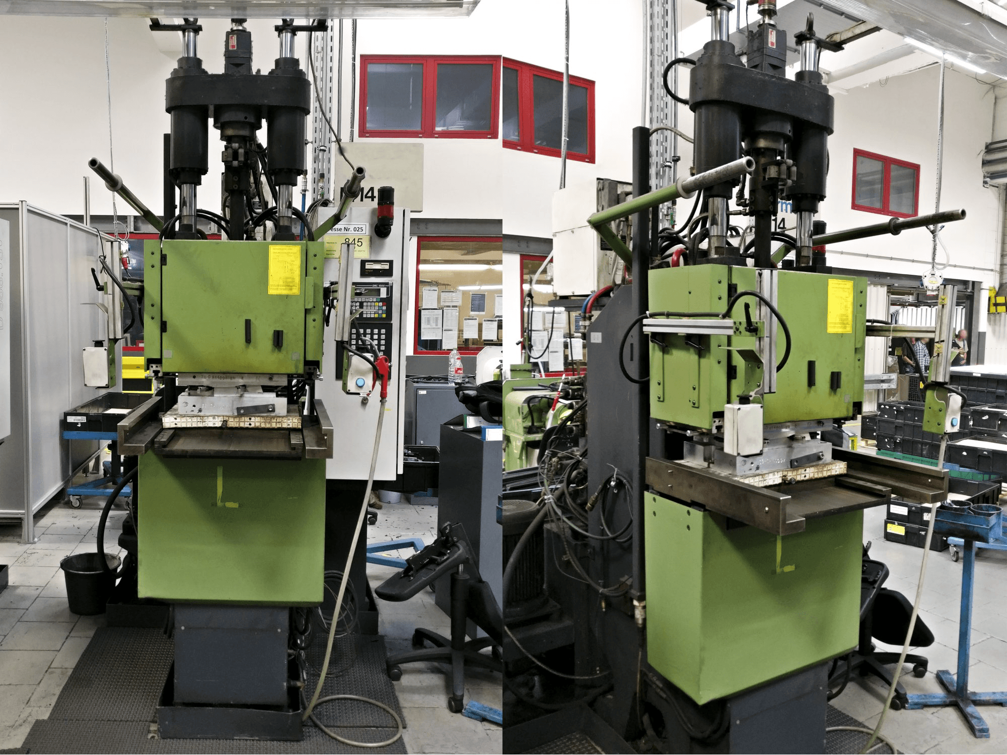 Frontansicht der Klöckner Desma 956.050 Maschine