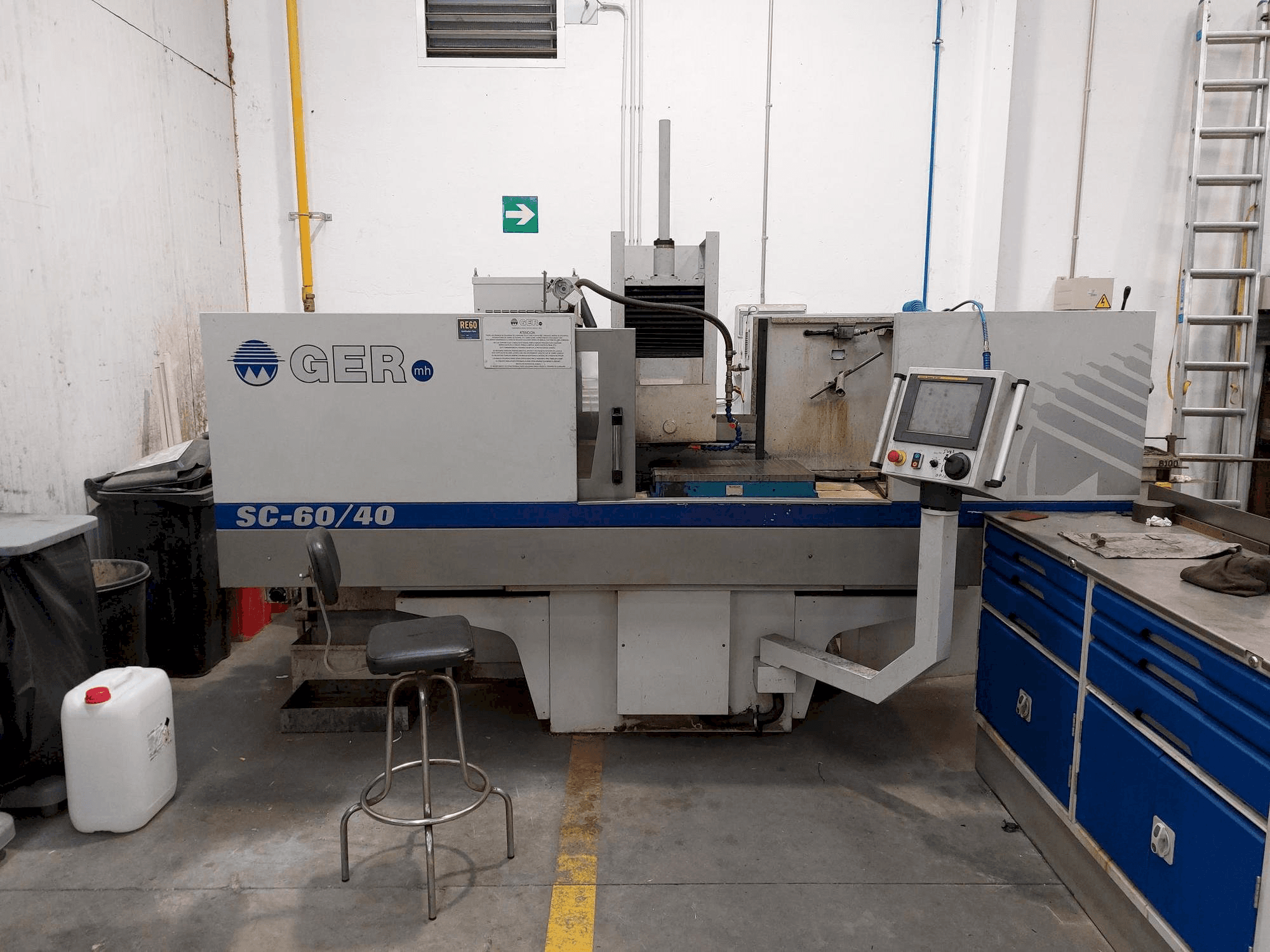 Frontansicht der GER SC-60/40 Maschine