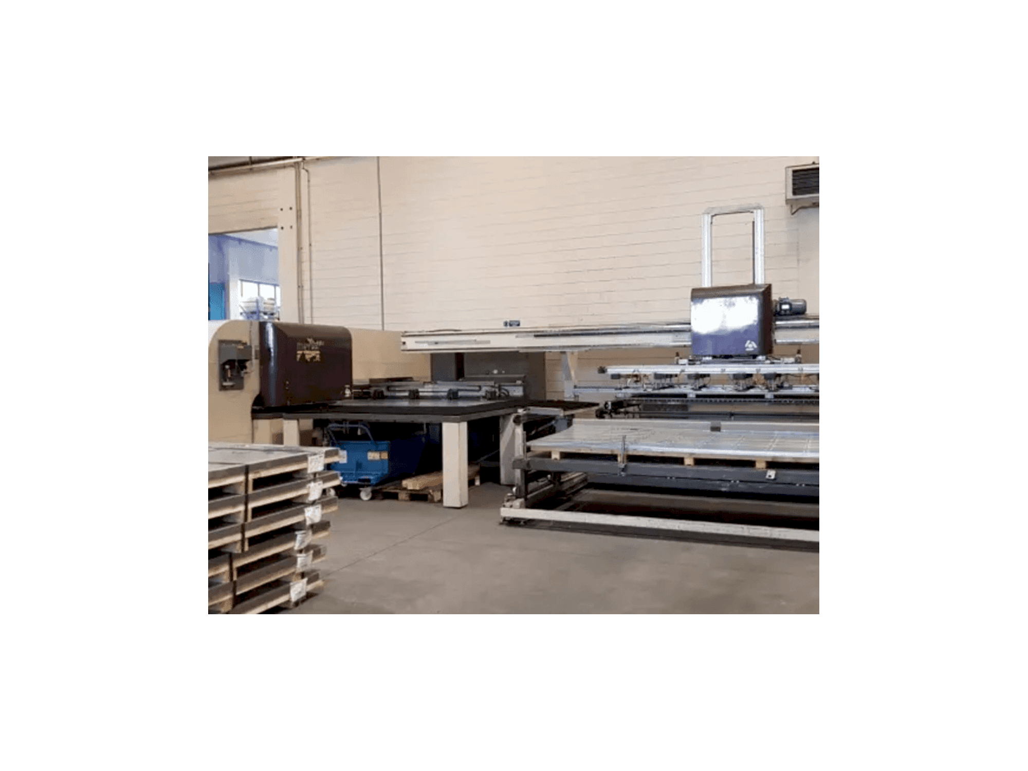 Frontansicht der DANOBAT P1631 Maschine