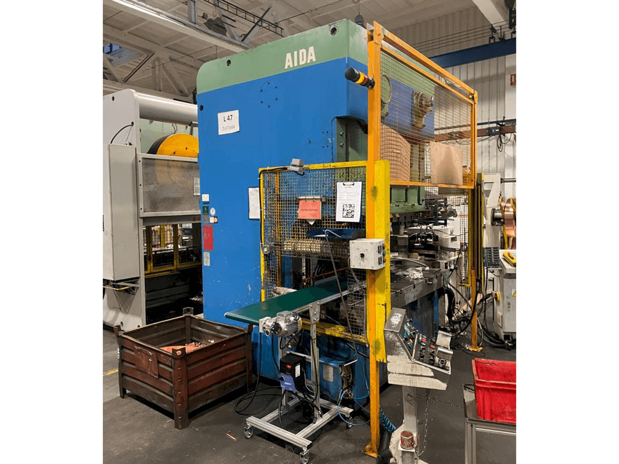 Frontansicht der AIDA NC2-1600 (2) Maschine