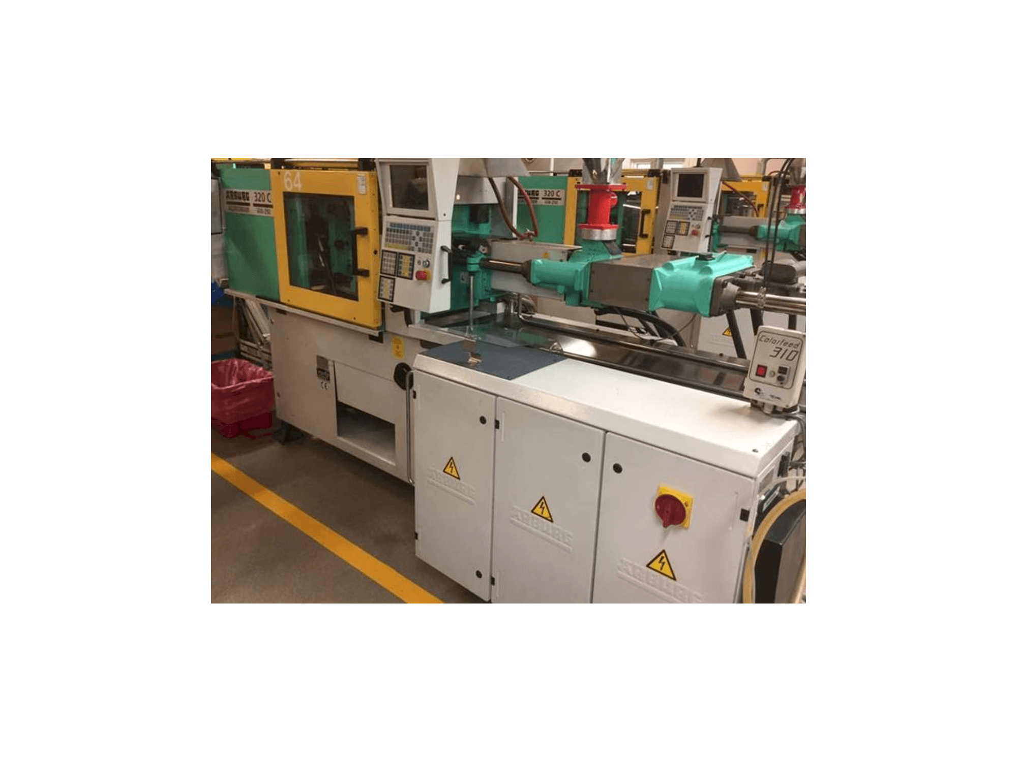 Frontansicht der Arburg 320 C 600-250 Maschine