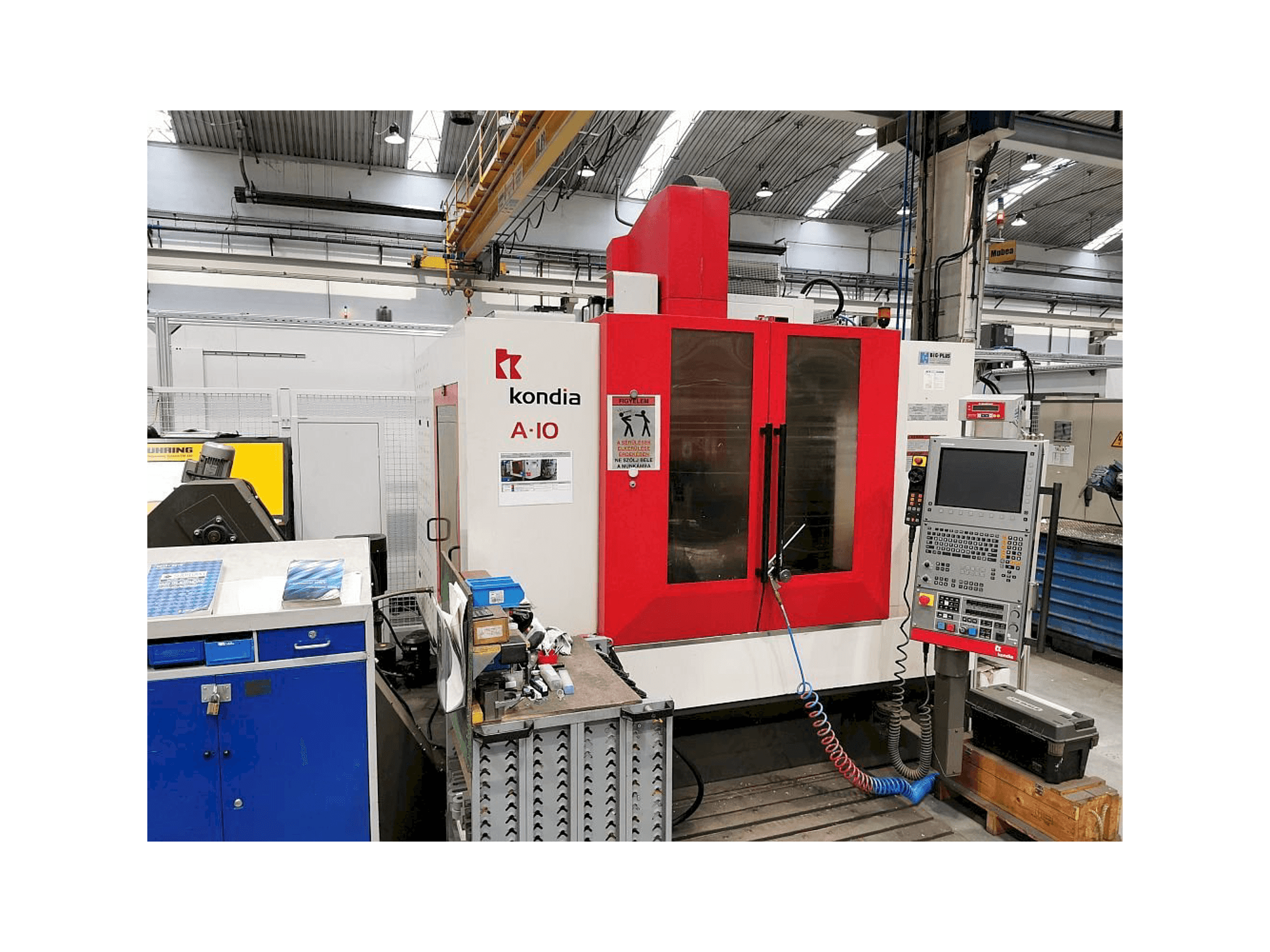 Frontansicht der KONDIA A10 Maschine