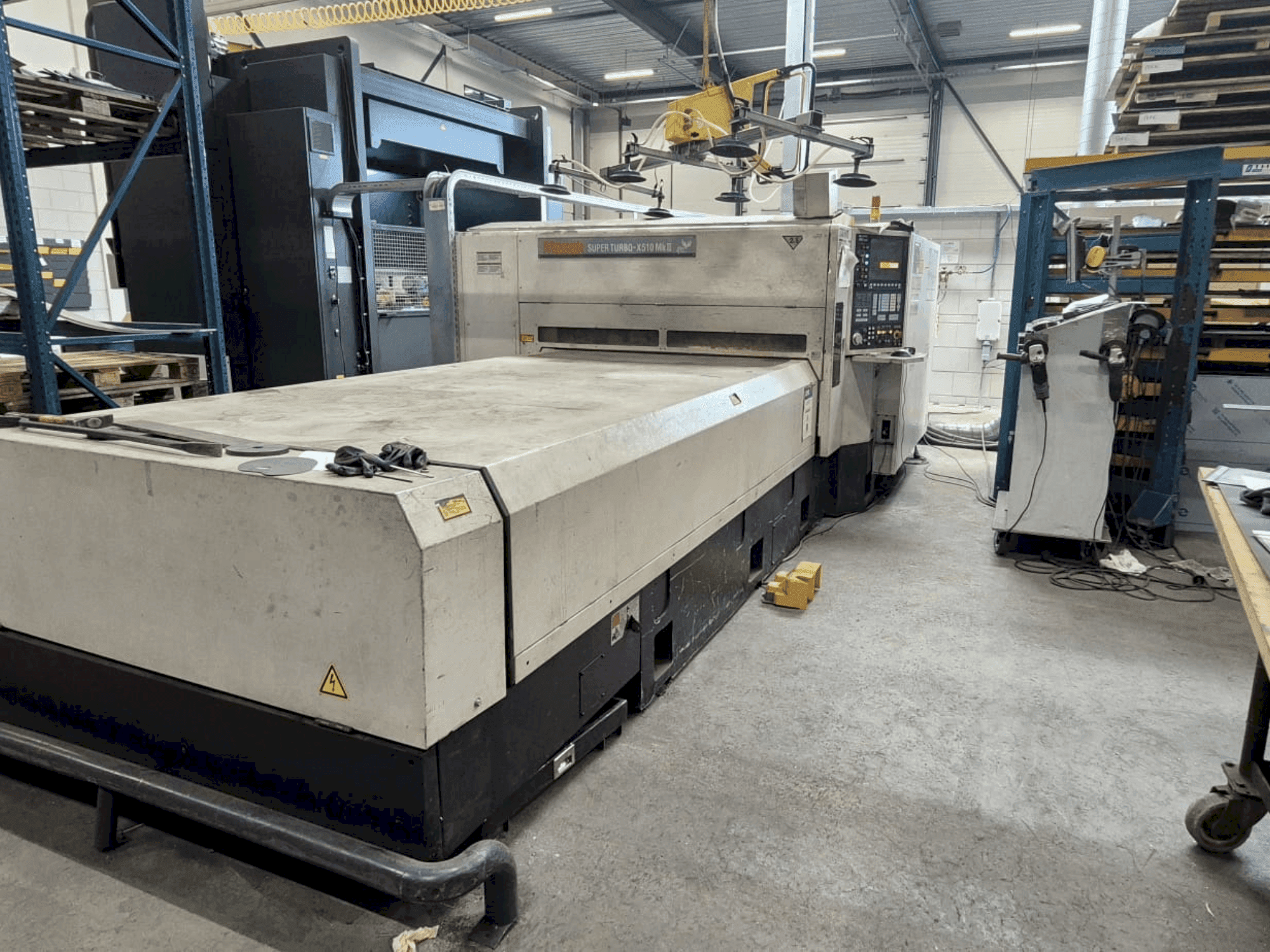 Frontansicht der Mazak Super Turbo-X510 Mk II Maschine