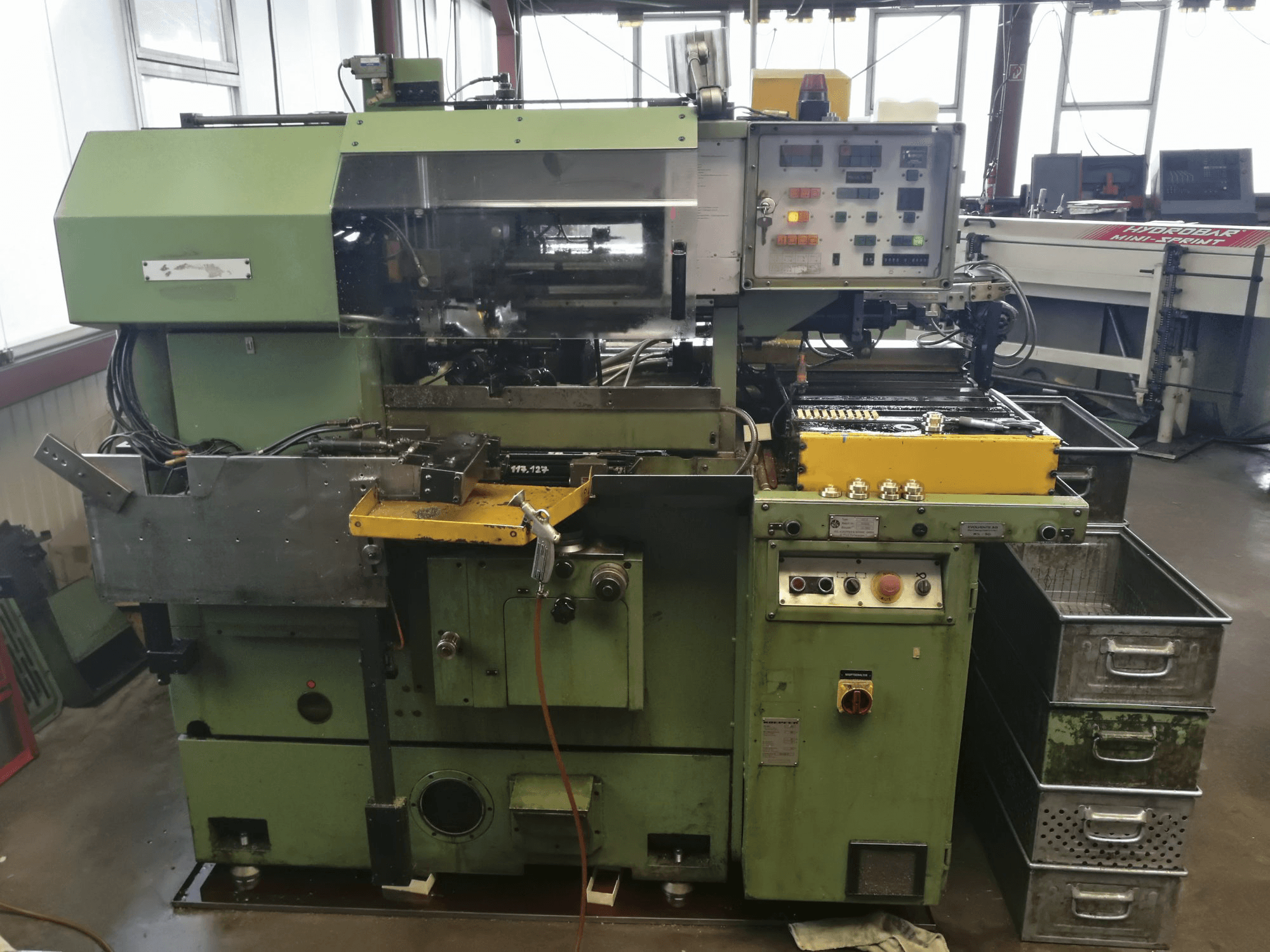 Frontansicht der KOEPFER 153 B Maschine