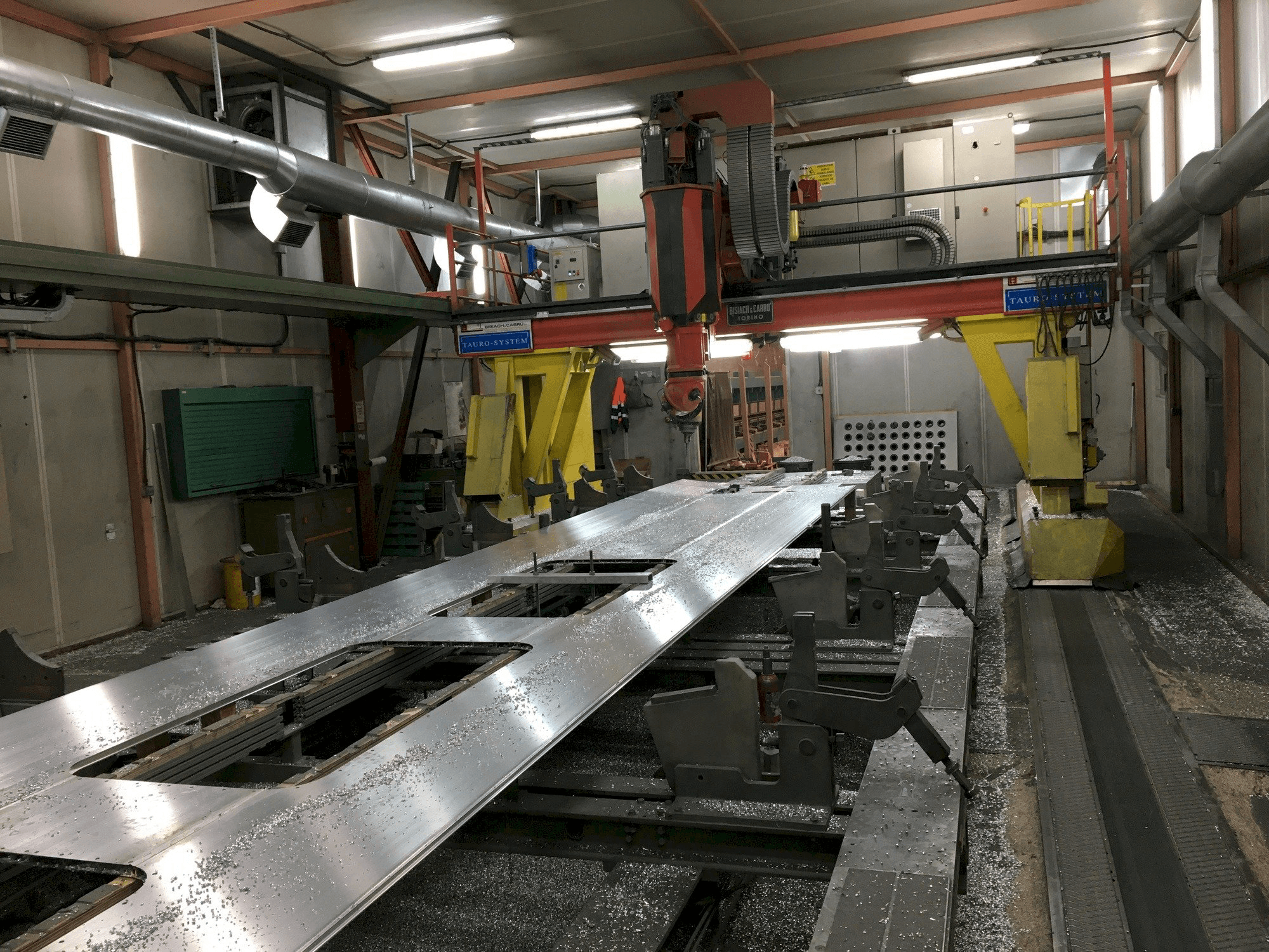 Frontansicht der Bisiach & Carru TJKP8/11/F Maschine