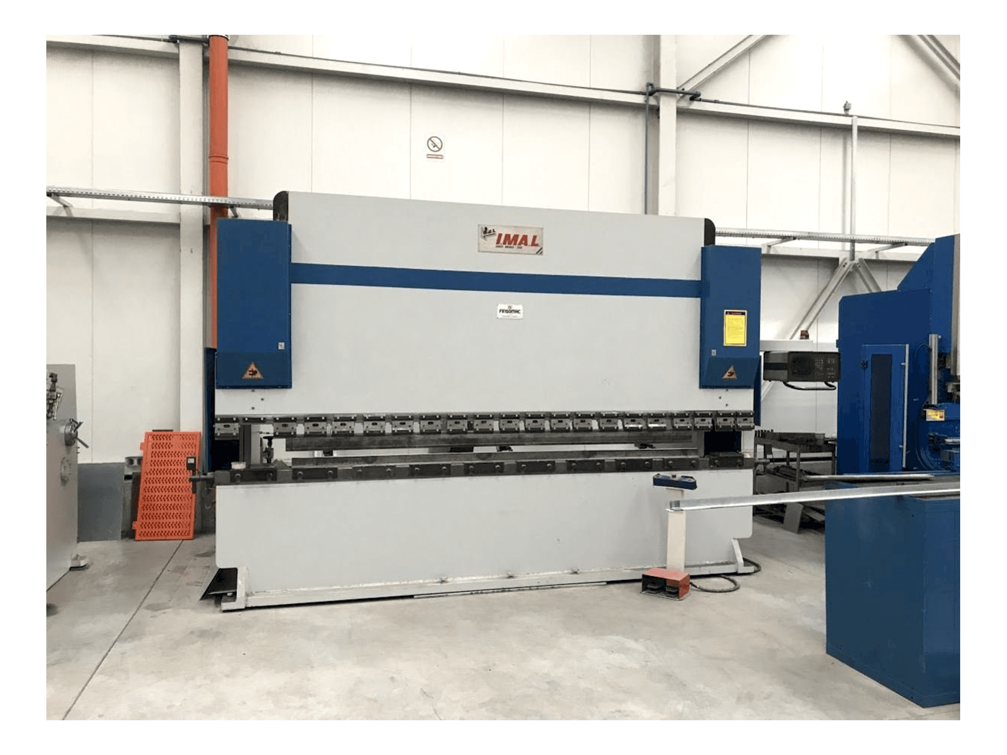 Frontansicht der I.MA.L. E3A Maschine