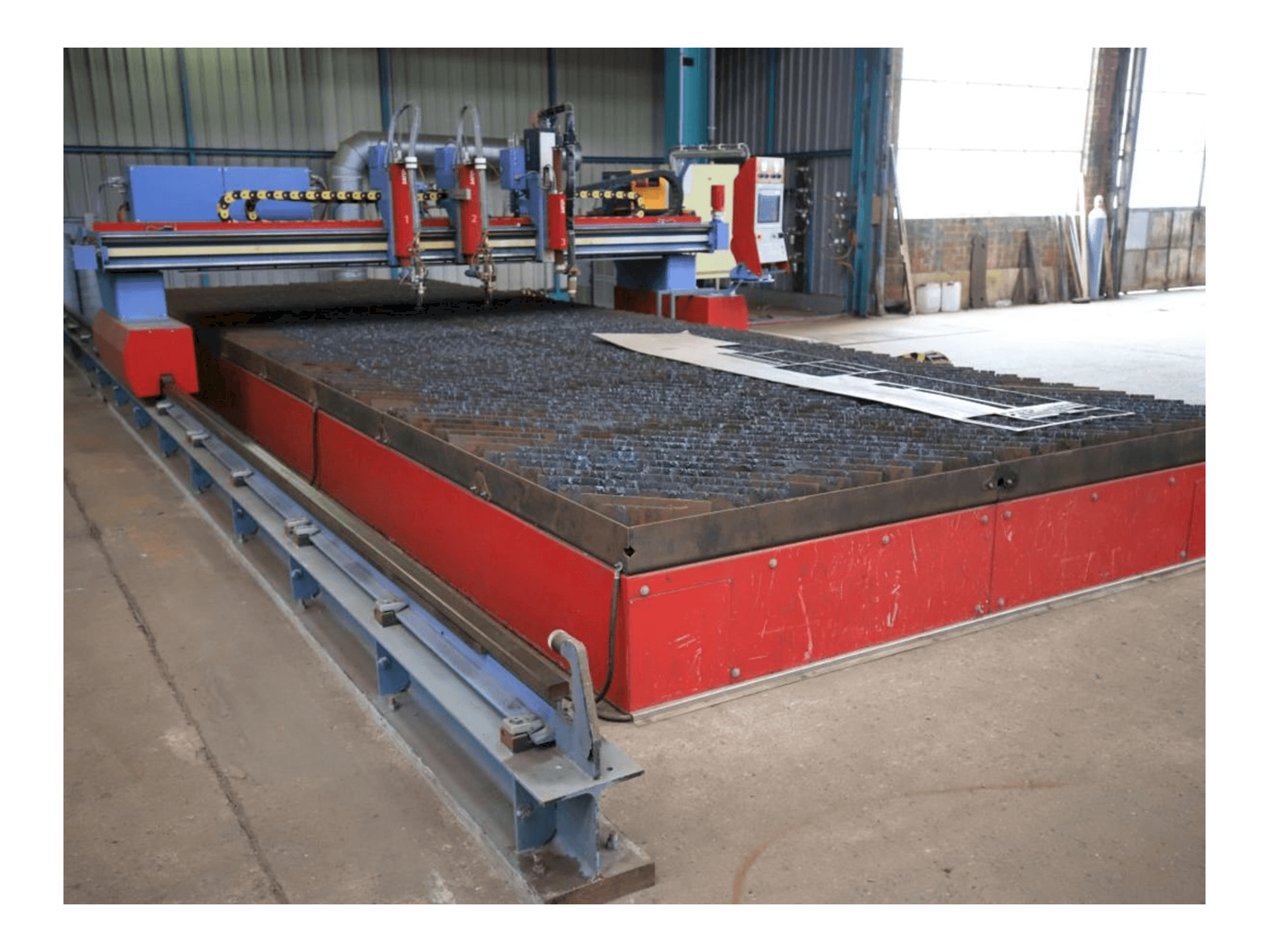 Frontansicht der SATO LS 3500 Maschine