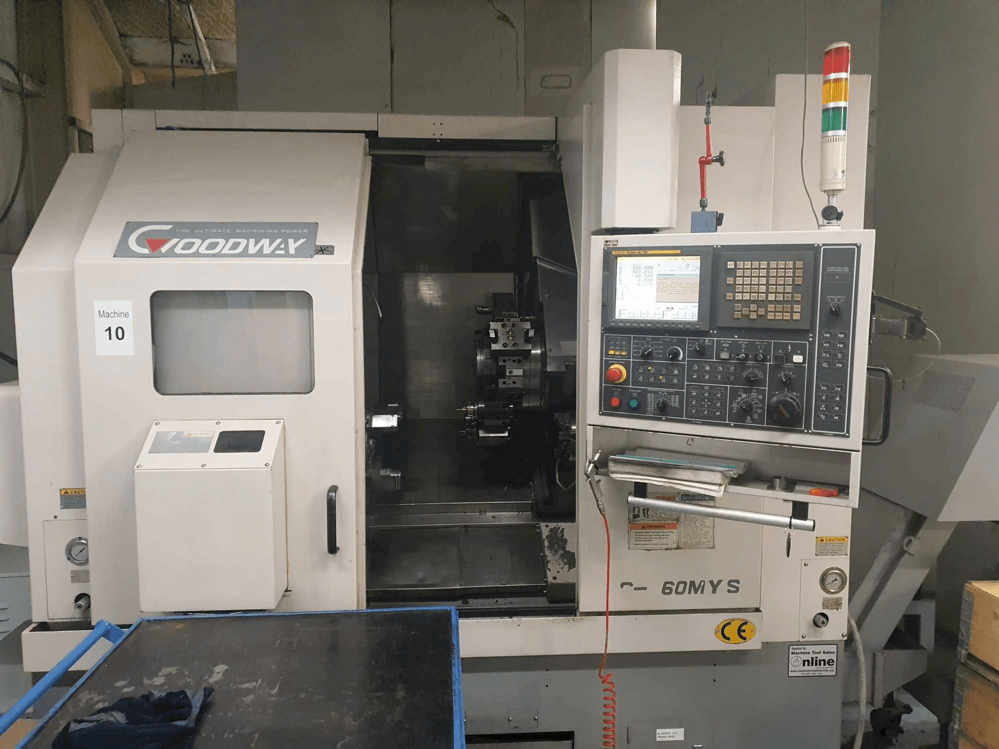Frontansicht der Goodway GS-260MYS Maschine