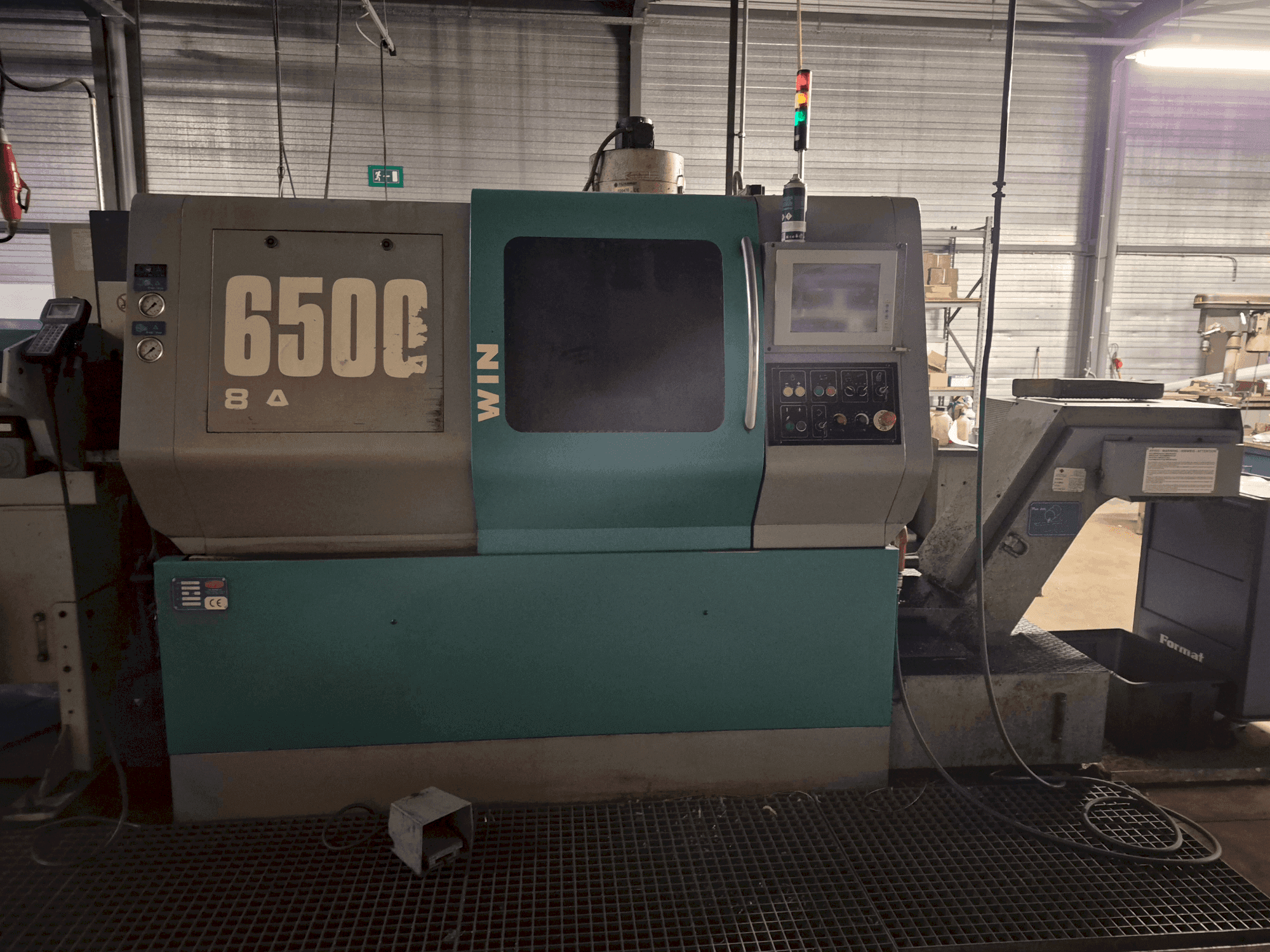 Frontansicht der MUPEM WIN 6500 Maschine