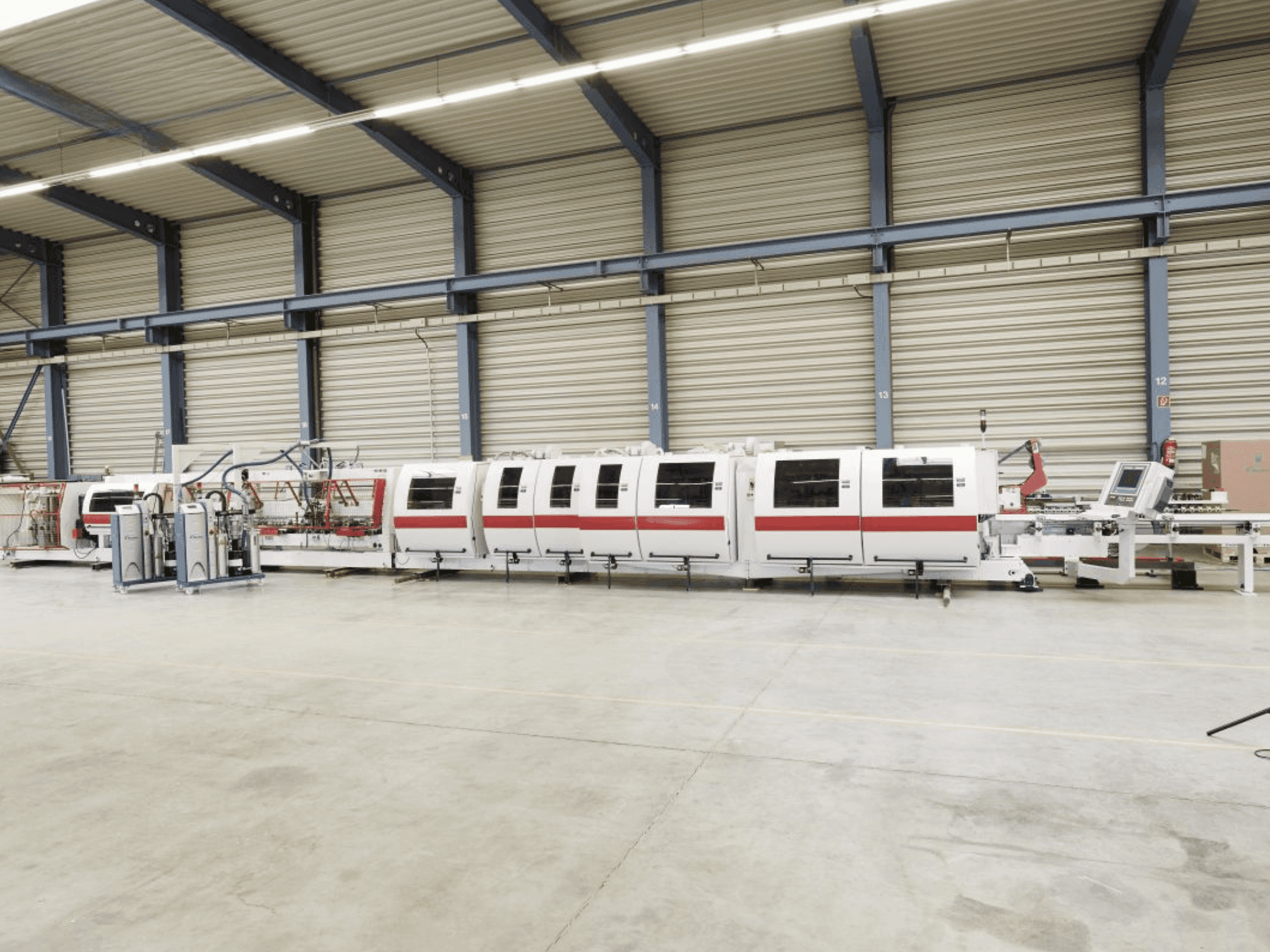 Frontansicht der WEHRMANN Combima /K/I/R80/1260/V Maschine